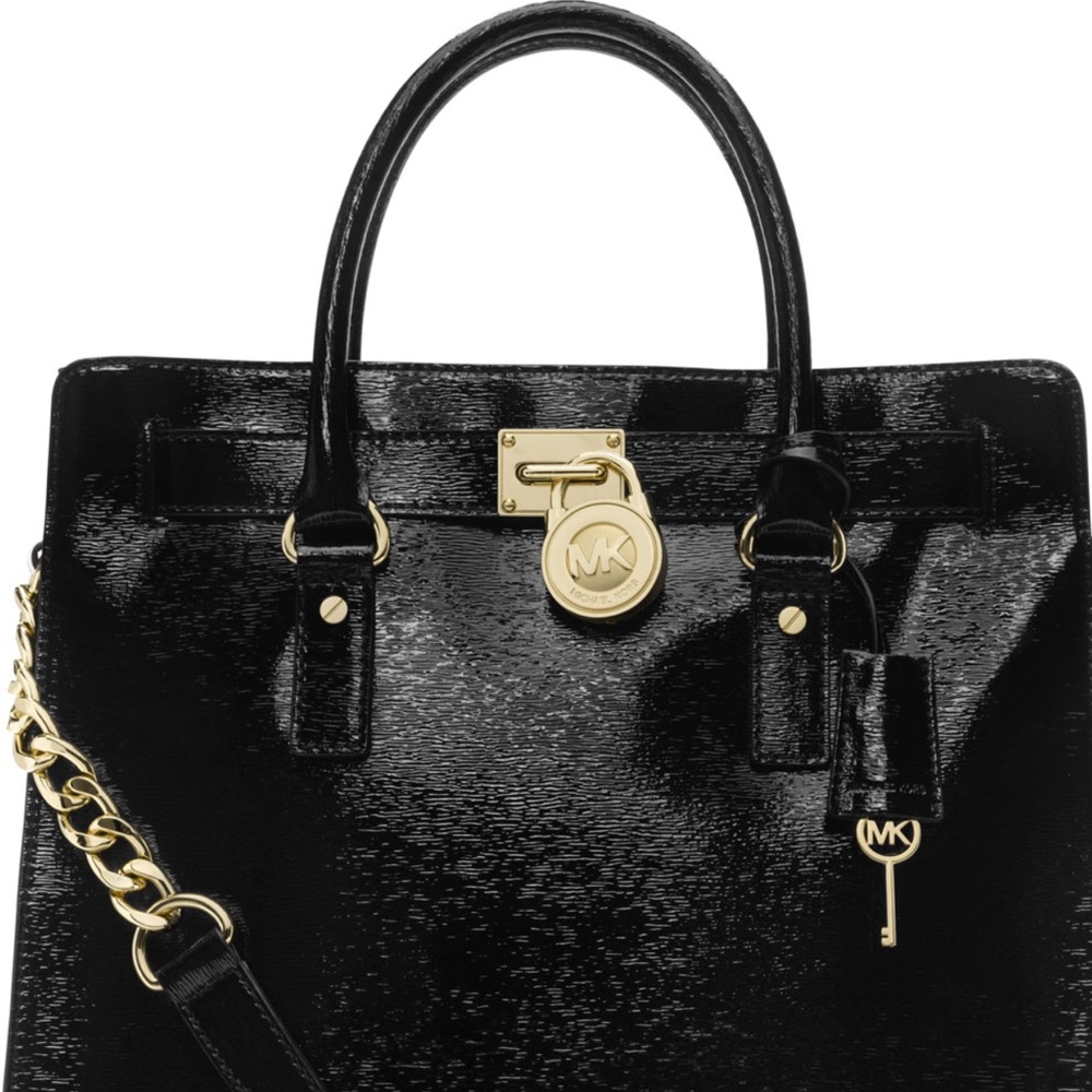 Michael Kors Hamilton Lock/Key Chain Satchel *SALE